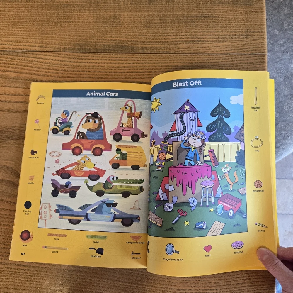 Highlights Things That Go Sticker Puzzles